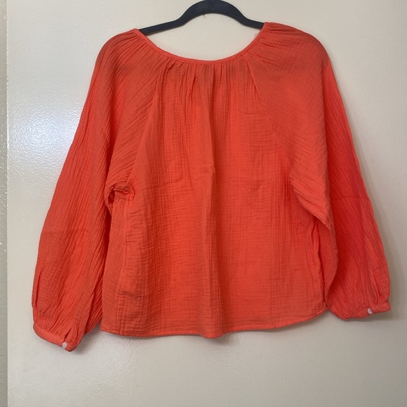 UNIVERSAL THREAD coral balloon sleeve blouse - Picture 5 of 5